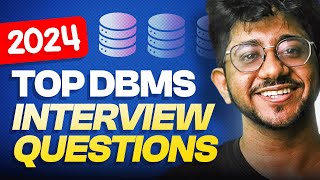 Most Important Database amp DBMS questions for Interviews in 30 mins  Internship and Placement Prep [upl. by Melessa]