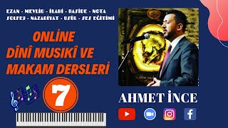 ONLİNE DİNİ MUSIKİ DERSLERİ 7  NOTA İSİMLERİ ÇALIŞMASI [upl. by Stagg]