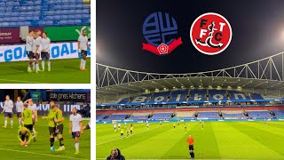 BOLTON SCRAPE LAST MINUTE WINNER TO GET THROUGH TO KNOCKOUTS IN EFL TROPHY  Bolton 21 Fleetwood [upl. by Graeme]