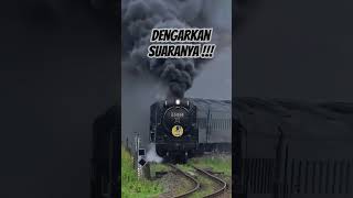 Lokomotif Tenaga Uap shorts youtubeshorts keretaapi KAI viralvideo KRL locomotive railway [upl. by Enelym]