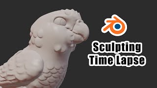 Jumping Caique  Sculpting Time Lapse [upl. by Rotberg]