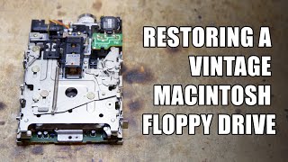 Repairing and Restoring a Vintage Macintosh Floppy Drive [upl. by Leuqer715]