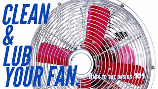 Service your FANClean and lube your fan [upl. by Nywled]