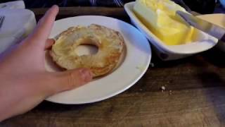 How to Toast and Butter a Bagel [upl. by Ahsenit]