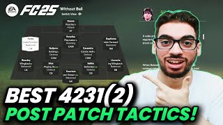 POST PATCH BEST META 42312 FORMATION AND CUSTOM TACTICS  FC 25 ULTIMATE TEAM [upl. by Shiverick]