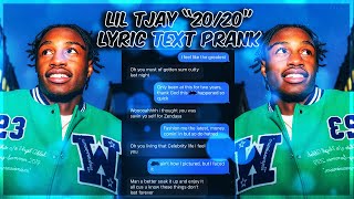 LIL TJAY quot2020quot LYRIC TEXT PRANK ON BROTHER [upl. by Ebberta]