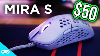 AWESOME Budget Super Light Gaming Mouse  HK Gaming Mira S Review [upl. by Barber]