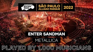 Enter Sandman Metallica with 1000 musicians  São Paulo 2022 [upl. by Blanchette]