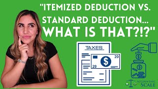 Itemized Deduction vs Standard Deduction Explained [upl. by Seravaj480]