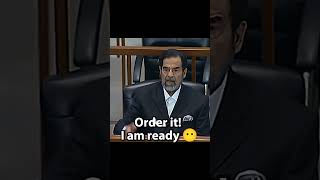 🔥 Saddam Hussein attitude video🔥 attitude saddamhussain attitude viral short shortfeeds [upl. by Nevar646]