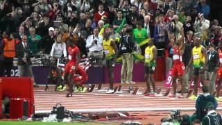 Usain Bolt 100m Olympic Final 2012 [upl. by Parsons]