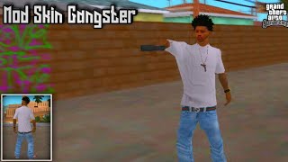 MOD SKIN GANGSTER  Gta Sa Android OfflineSAMP [upl. by Neenaj]