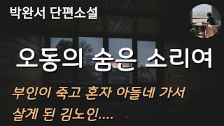 오동의 숨은 소리여박완서그의 마누라는 석 달밖에 안 남은 여생을 오로지 영감을 교육시키는데 전념했다 [upl. by Nylireg]