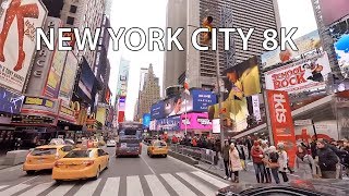 New York City 8K  VR 360 Drive [upl. by Noremak900]