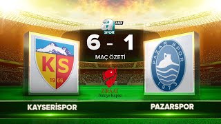 Kayserispor 61 Pazarspor  Maç Özeti [upl. by Zink577]