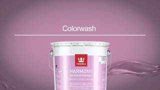 How to create an effect wall with colorwash  Tikkurila [upl. by Nueormahc]