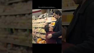 Guy with Downs syndrome hug people and make them feel good emotional downsyndrome movie [upl. by Ateval598]