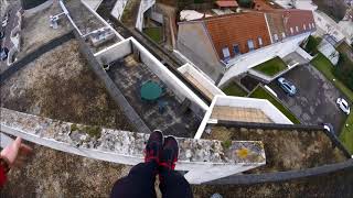 Escape from Dijon Rooftop with GoPro [upl. by Aeuhsoj]