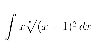 Integration with Substitution  Harder Example [upl. by Burkhard581]