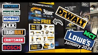 NEW Dewalt Craftsman Kobalt FLEX tool deals at LOWES [upl. by Petrina]