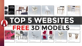 Top 5 Websites for FREE 3D Models [upl. by Enelie]