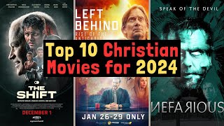 Christian Movies Top 10 of 2024  Christian Movies [upl. by Nnyleahs557]