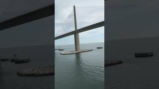 Tampa Bay Aboard the Margaritaville Islander cruise ship🫶Under the Skyway Bridge [upl. by Enyahc217]