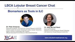 LBCA Lobular Breast Cancer Chat Biomarkers as Tools in ILC [upl. by Sidran]