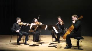 Interface Quartet  ASchnittke String Quartet No3  II Agitato Full HD [upl. by Fenn689]