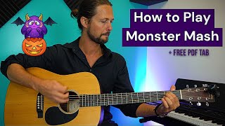 Monster Mash Guitar Lesson  FREE PDF GUIDE [upl. by Ranique]