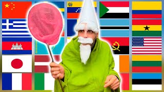 The Green Wizard Gnome In Different Languages Meme [upl. by Retsev779]