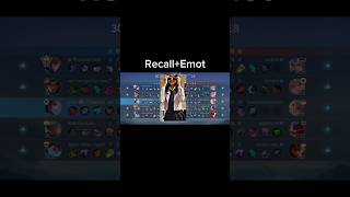 Recall  Emote yin vs selena selenaml mobilelegends selena mlbb shorts [upl. by Driscoll]