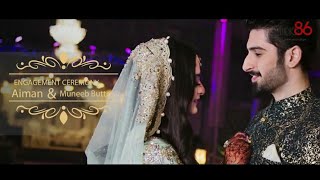 Aiman amp Muneeb Engagement  Pakistani Wedding Highlights Karachi  Asian Wedding Highlights 2020 [upl. by Staffan]