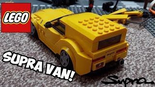 How to Make a Lego Toyota Supra MK5 VAN Speed Champions MOC [upl. by Atsev716]