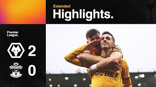 Three big points  Wolves 20 Southampton  Extended Highlights [upl. by Crocker]