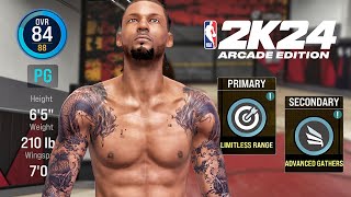 NBA 2K24 Arcade Edition My Career  BUILD CREATION amp GAMEPLAY Part 1 [upl. by Guerra673]