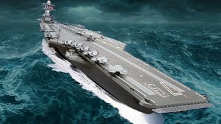 Why MONSTER WAVES Cant Sink US Navys LARGEST Aircraft Carriers During Rough Seas [upl. by Yatnoj353]