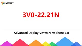 VCAPDCV Deploy 2023 3V02221N Dumps  Advanced Deploy VMware vSphere 7x [upl. by Ryun553]