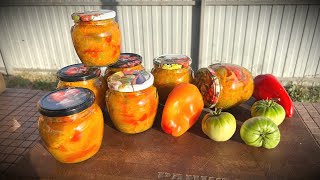 Самый ВКУСНЫЙ САЛАТ на зиму из Болгарского перца морковки и лука Вы полюбите Этот рецепт [upl. by Etty]