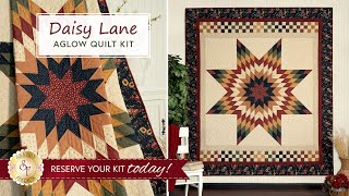 Introducing Aglow Quilt in Daisy Lane  RESERVE Now at Shabby Fabrics [upl. by Eberhart923]