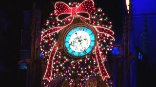 TDL 「トゥインクリングクリスマスキャッスル」Disney Christmas Fireworks amp Castle [upl. by Robby]