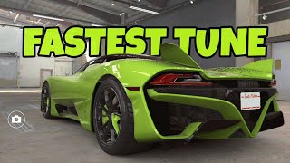 CSR2 SSC Tuatara Concept Gold Stars Fastest Tune amp Shift Pattern [upl. by Einnus]