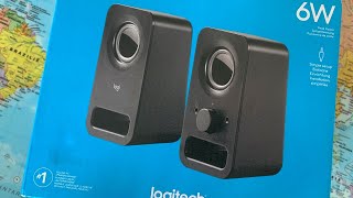 Unboxing and Testing the Logitech Z150 20 Speakers 30 LaptopComputer Speakers [upl. by Herra]