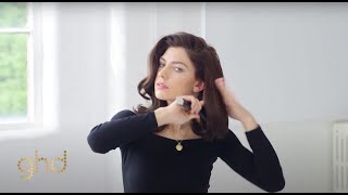 How to Locken richtig Föhnen ghd HaarTutorial [upl. by Mali980]