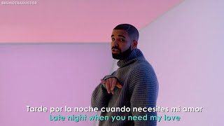 Drake  Hotline Bling  Lyrics  Español  Video Official [upl. by Fotzsyzrk722]