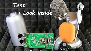 Blue Yeti usb microphone sound recording test  look inside [upl. by Ymarej]