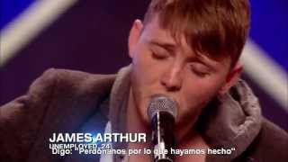 Audición de James Arthur  The X Factor UK 2012 Subtitulado al español [upl. by Rj79]