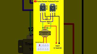 How To 12 Volt DC 220 Volt AC inverter Connection shorts [upl. by Esilram466]