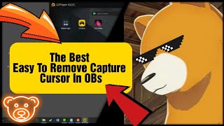 How to Remove Capture Cursor From LDplayer To OBS ⭐HD [upl. by Noryahs]