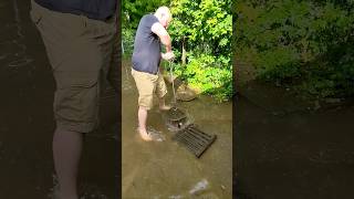 S0471 Unclogging a storm drain after heavy rain in Germany shorts [upl. by Terchie]